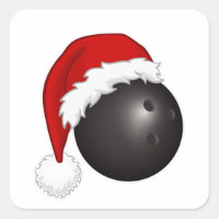 Bowling Sport fans Santa hat Christmas Xmas