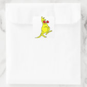 Sticker Carré Boxe Kangaroo (Sac)
