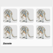 Sticker Carré Boxer (Feuille)
