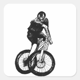 Sticker Carré Boys mountain bike