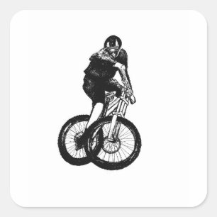 Sticker Carré Boys mountain bike
