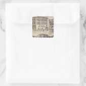 Sticker Carré Brackett's Block, Minnesota (Sac)