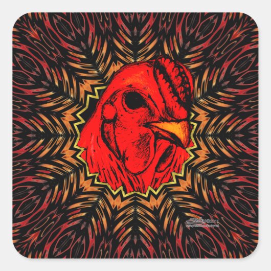 Sticker Carré Brahma (Devant)