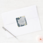 Sticker Carré Branches abstraites aquarelle Boho moderne (Enveloppe)