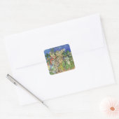 Sticker Carré Branches de châtaignes florissantes par Vincent va (Enveloppe)