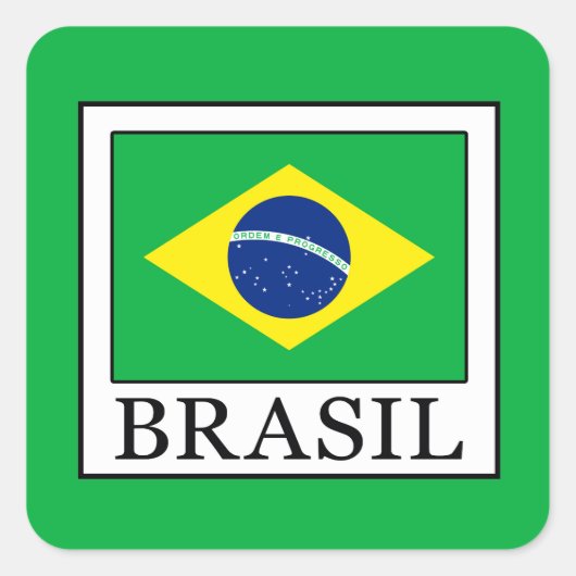 Sticker Carré Brasil (Devant)