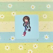 Sticker Carré Bratz