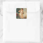 Sticker Carré Breakfast Kitty (Sac)