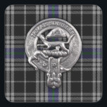 Sticker Carré Breizh Crest & Tartan National Breizh<br><div class="desc">Breizh Crest & Tartan National Breizh</div>