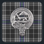 Sticker Carré Breizh Crest & Tartan National Breizh<br><div class="desc">Breizh Crest & Tartan National Breizh</div>