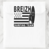 Sticker Carré Breizh surfing (Sac)