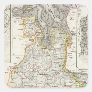 Sticker Carré Bremerhaven Allemagne