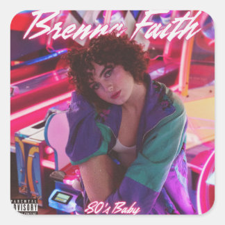 Sticker Carré Brenna Faith 80's Baby