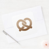 Sticker Carré bretzel doux (Enveloppe)