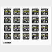 Sticker Carré Brick (Feuille)