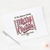 Sticker Carré Brighten Christmas With a Fun Sticker! (Enveloppe)