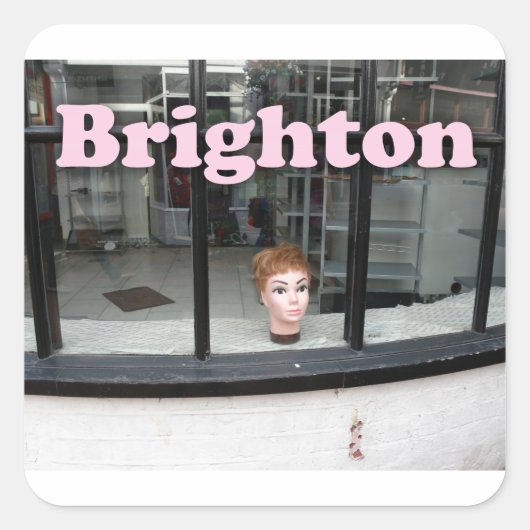Sticker Carré Brighton - Extraordinaire ! (Devant)