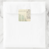 Sticker Carré Brighton Land Association, lac Spring adjacent (Sac)