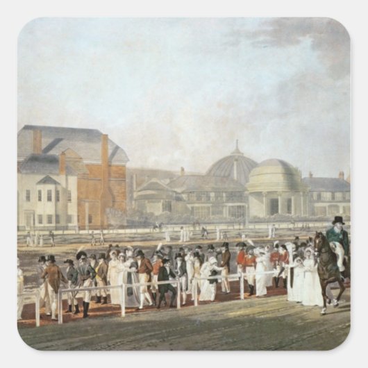 Sticker Carré Brighton : Le vieux pavillon et Steyne (Devant)