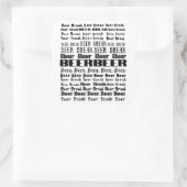 Sticker Carré Brise de bière Aer (Sac)