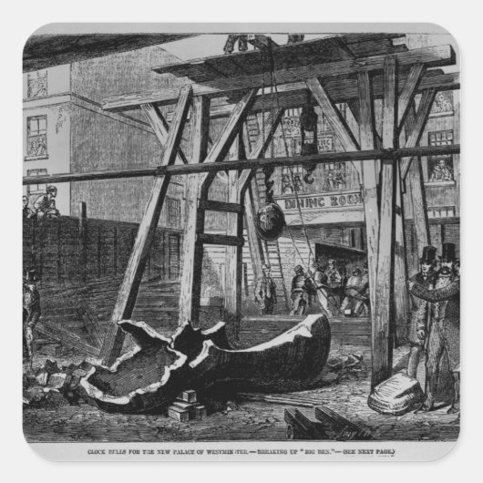 Sticker Carré Briser Big Ben (Devant)