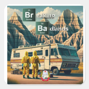 Sticker Carré Briser les Badlands