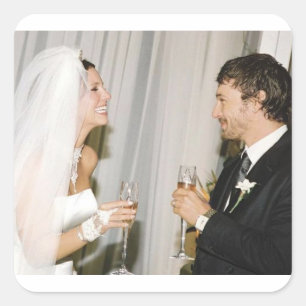 Sticker Carré Britney Spears and Kevin Federline Wedding