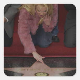 Sticker Carré Britney Spears - Walk of Fame