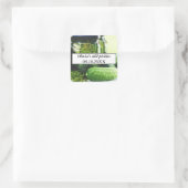 Sticker Carré Brochettes Mason Concombres Concombres Maison (Sac)