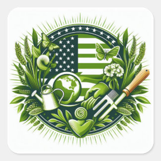 Sticker Carré Brodeur