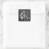 Sticker Carré Broken Gnome (Sac)