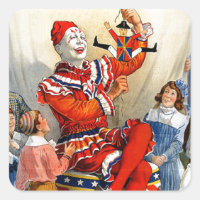 Brothers à sonneries vintages Clown Cirque Poster 