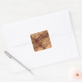 Sticker Carré Brown Fractal Grunge Abstrait (Enveloppe)