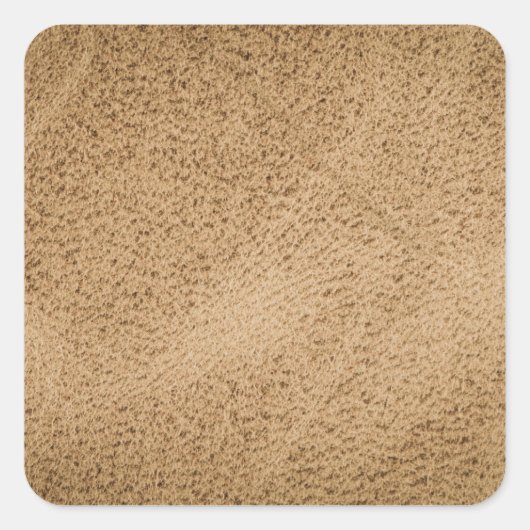 Sticker Carré Brown leather (Devant)