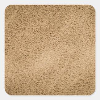 Sticker Carré Brown leather