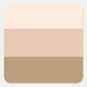 Sticker Carré Brown Ombre strié (Devant)