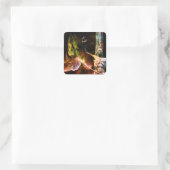 Sticker Carré brûler (Sac)