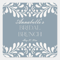 Brunch nuptial dusty Blue Talavera espagnol Fiesta