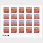 Sticker Carré Bryce Canyon National Park Sunset Photo (Feuille)