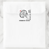 Sticker Carré BSN - Licence RN (Sac)