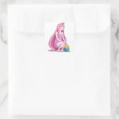 Sticker Carré Bubblegum triste (Sac)