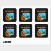 Sticker Carré Bucephalandra Zen (Feuille)