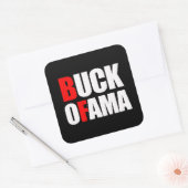 STICKER CARRÉ BUCK OFAMA (Enveloppe)