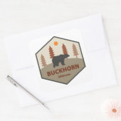 Sticker Carré Buckhorn Wilderness Washington Bear (Enveloppe)