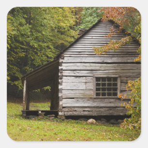 Sticker Carré Bud Ogle House, Great Smoky Mountains National