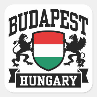 Sticker Carré Budapest Hongrie