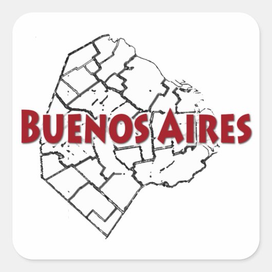 Sticker Carré Buenos Aires (Devant)