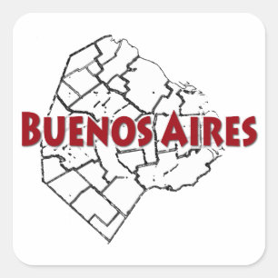 Sticker Carré Buenos Aires