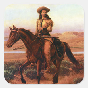 Sticker Carré Buffalo Bill sur Charlie