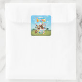 Sticker Carré BUGS BUNNY BUILDERS™| Looney Builders Ice Cream (Sac)